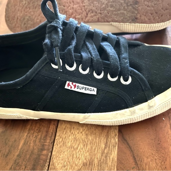 Classic Navy Superga Sneakers - Picture 3 of 5